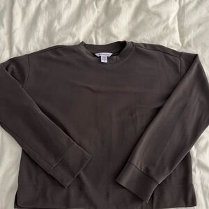 Athleta Cozy Dark Brown Sweatshirt